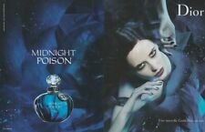 Publicité papier- advertising paper- Midnight  Poison de Christian Dior  2 pages