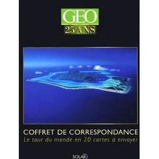 Livre Coffret De Correspondances - Le Tour Du Monde En 20 Cartes À Envoyer