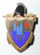 INSIGNE 6° RÉGIMENT DU