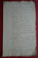 1767 MANUSCRIT ALSACE VOSGES
