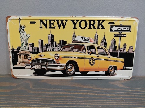 New york taxi - new, plate