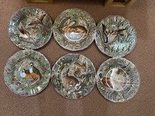 RARE 6 ASSIETTES CREUSES GIEN