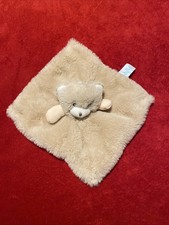 ?? Doudou Plat Ours Miel Écru BABYNAT TTBE