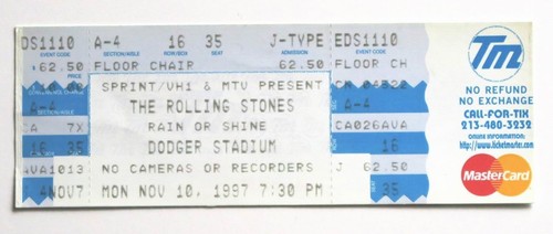 Billet concert ticket stub - , the