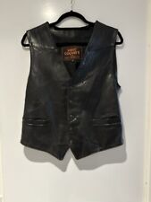 Gilet Cuir Vent Couvert Mixte Biker Motard M