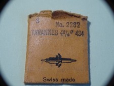 PIECE HORLOGERIE MONTRE TAVANNES 4 3/4" 434 UN AXE RONDA