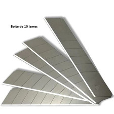 Lame de cutter 18 mm sécable - boîte de 10