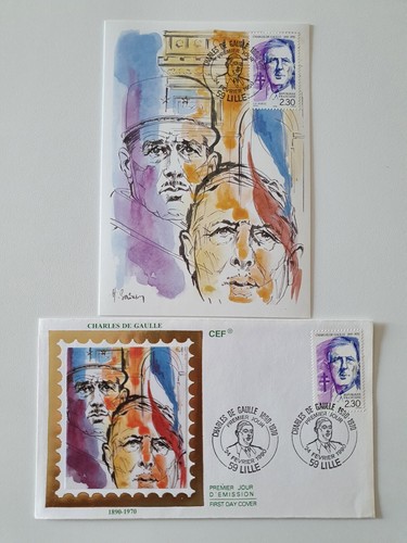 Enveloppes 1er jour - 1er, france