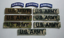 US ARMY PATCHES Lot "ACU et MULTICAM" (Fabrication Actuelle) Set de 10 pièces