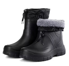 Bottes fourrées bottines hiver neige chaude imperméable pluie extérieur boue