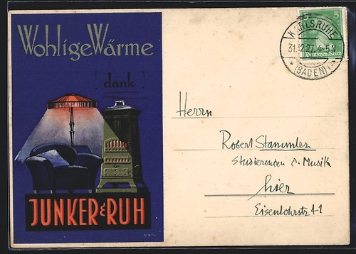 Carte postale scène salon - postale,