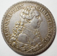 LOUIS XVI : RARE GRAND (37 mm) JETON ARGENT DES ETATS DU LANGUEDOC 1788