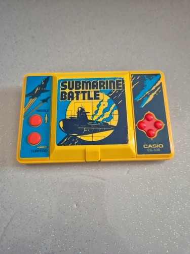Casio 330 submarine battle - casio, cg-330