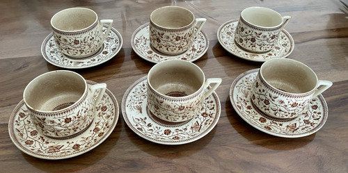 Sarreguemines tasses a - u&c,