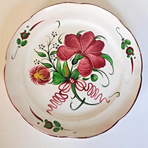 Assiette ancienne xix ème - xix, en