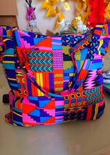 sac à main femme en Tissu Wax