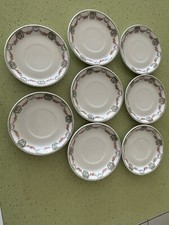 8 Soucoupes  Porcelaine Limoges Charlionais & Panassier Toulouse
