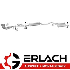 Pot d'échappement pour Opel Corsa B 1.4i 16V 1.6i GSi 16V 1994-1997 échappeme...