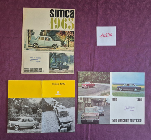 16276 simca gamme - n°16276, 1965