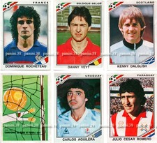 5 Vignettes RECUPERATION au CHOIX "WORLD CUP MEXICO 86" stickers PANINI