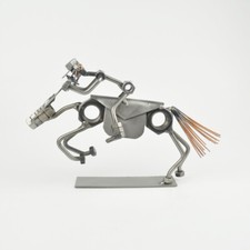 Figurine De Cavalier En Fer