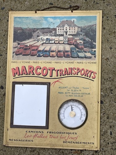 Ancienne tôle publicitaire - ancienne,