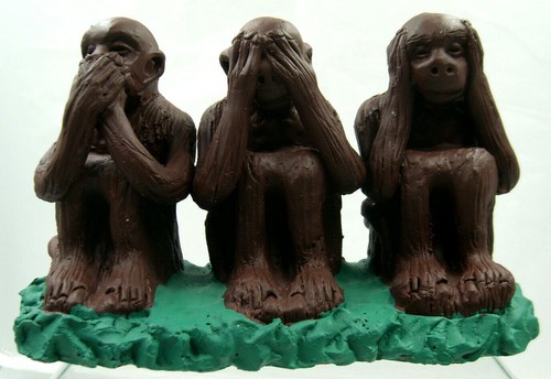 Singes sagesse argile - la,