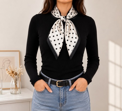 Foulard carré femme - , à