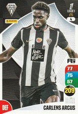 N° 4 - CARTE FOOT PANINI ADRENALYN 2025  2026 - CARLENS ARCUS - ANGERS