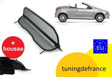 PEUGEOT 206 CC Cabrio | Déflecteur | Filet Anti Remous | Coupe Vent + HOUSSE