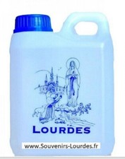 Bidon d eau bénite miraculeuse de Lourdes de 5 litres