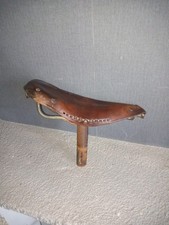 Ancienne selle de vélo de course vintage en cuir VERYBEST
