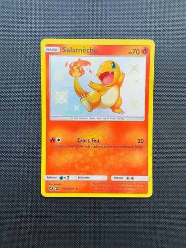 Carte pokémon salamèche - carte,