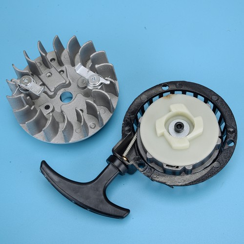 Pull starter flywheel - starter, &
