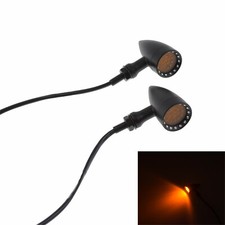 2pcs Mat Bullet Clignotant