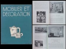 MOBILIER ET DECORATION N°8 1950 ORFÈVRERIE, TETARD, LAPPARA, PUIFORCAT, RAPHAEL