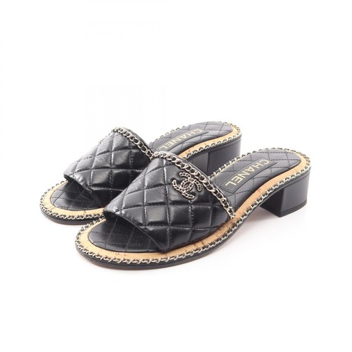 Sandales chanel matelasse - chanel, mule