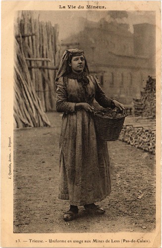 Cpa vie mineur lens - la,