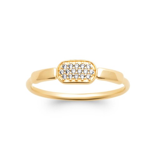 Bague forme rectangle