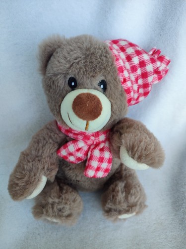 Doudou peluche ours - peluche, marron