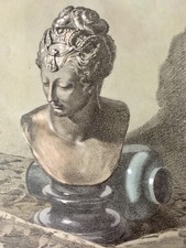 Dessin Ancien Buste Femme