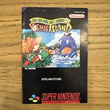 Super Mario World 2 Yoshi’s Island Nintendo SNES Instruction Booklet Notice NOE