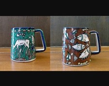 Paire Mug vintage grenouille