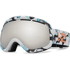 LUNETTES DE SKI VONZIPPER SKYLAB B4BC WILDLIFE ROSE SILVER CHROME + GREY LOW ...