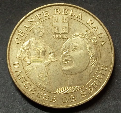 Médaille danseuse serbie - danseuse,