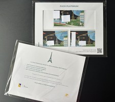 France 2025 YT n°6-8 NFTimbre4 Eiffel Pack Platinium SANS transfert numérique