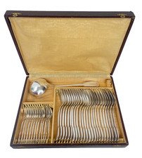 Ménagère 38 couverts 1900 modèle Chinon Fourchettes Cuillères Christofle ...