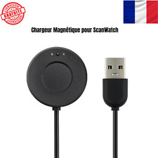 sciuU Câble de charge magnétique compatible avec Withings ScanWatch/Scanwatch H