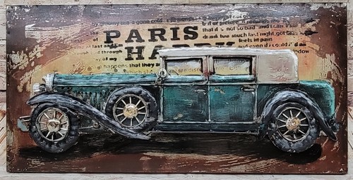 Métal mural décor - métal, 3d