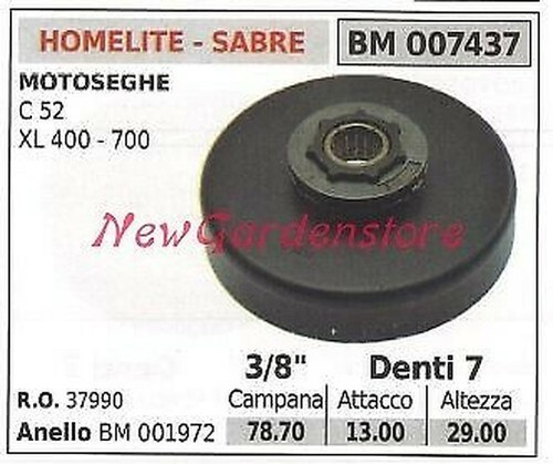 Pignon homelite moteur - pignon,